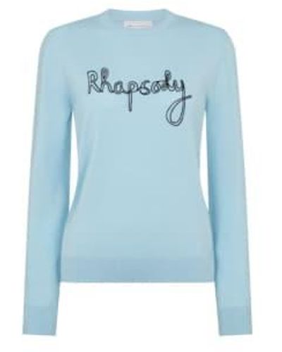 Bella Freud Rhapsody Chainstitch Sweater Fifth Elment / Xs - Blue