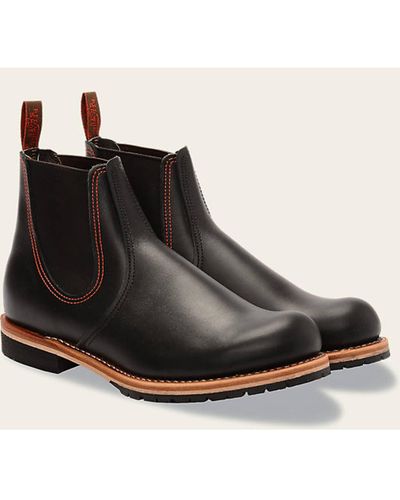 Red Wing 2918 Chelsea Rancher Black Boots