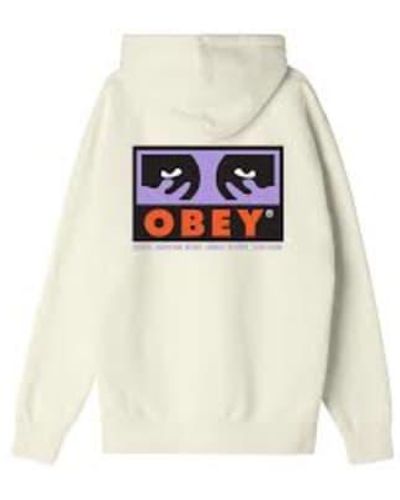 Obey Subvert Hood Unbleached L - White