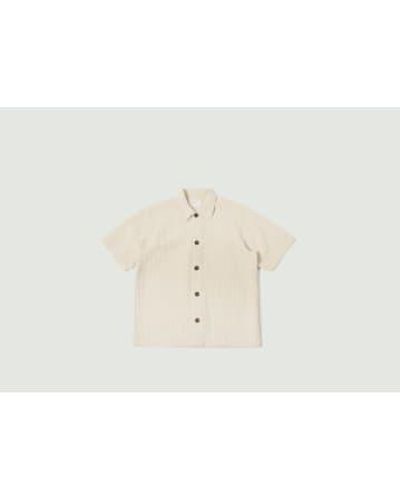 Universal Works Tech Over Shirt S - White