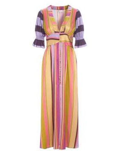 Dea Kudibal Aislinn Silk Dress Combined S - Multicolour