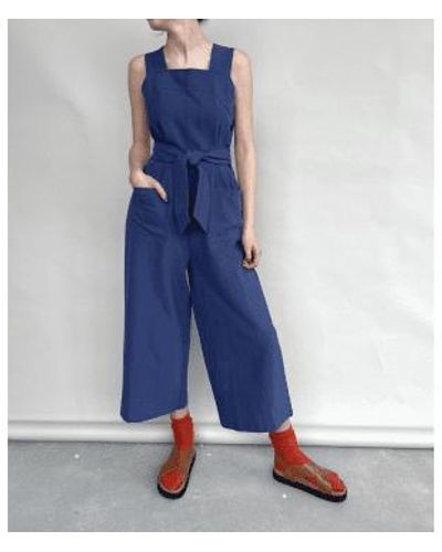 SIDELINE | Danny Jumpsuit Small - Blue