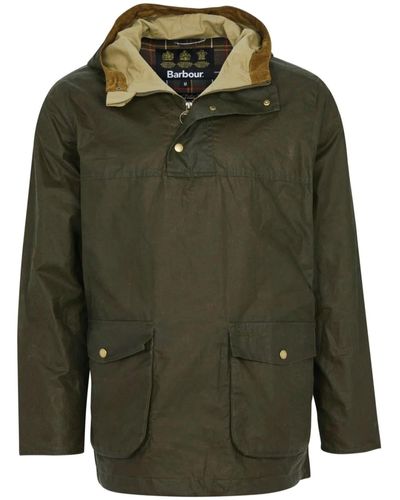 Barbour Lightweight Archive Dryden Archive Wax Jacket Olive - Green