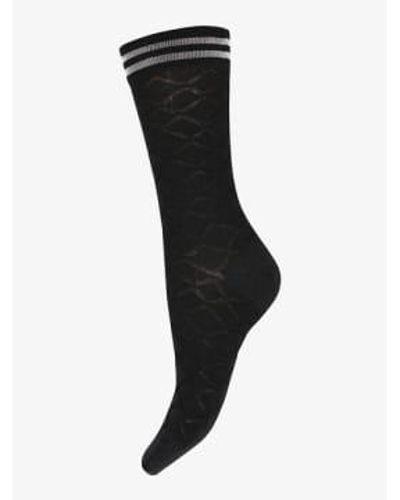 mpDenmark Bright Ankle Socks 37-39 - Black
