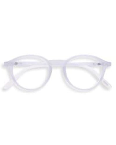 Izipizi Reading Glasses #d Violet Dawn Diopter +2.5 - White