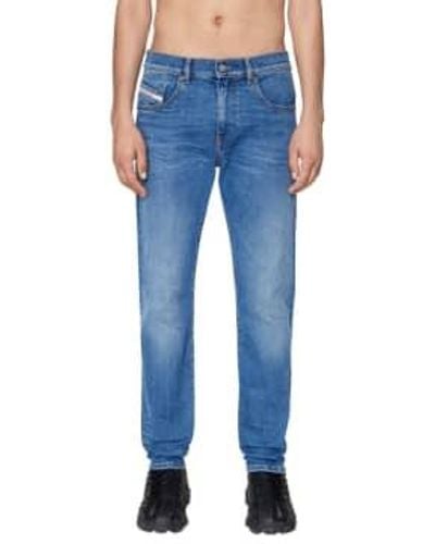 DIESEL D Strukt 09D47 Slim Fit Jeans Medium Blue
