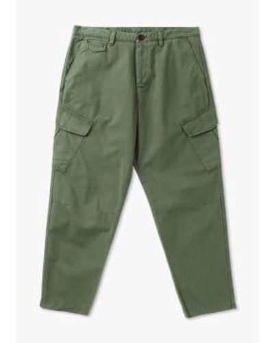 Paul Smith S Stretch-cotton Twill Cargo Trousers - Green