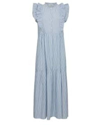 Sofie Schnoor Long Dress Striped 36/8 - Blue