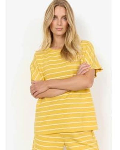 Soya Concept Sc-barni 22 T-shirt - Yellow