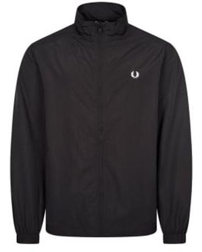 Fred Perry Woven Track Jacket - Black