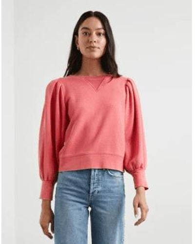 Rails Tiffany Sweatshirt Cherry 1 - Rosso