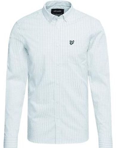 Lyle & Scott Camicia slim fit - Blu