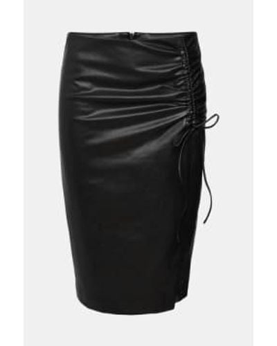 Esprit Faux Leather Pencil Skirt 36 - Black