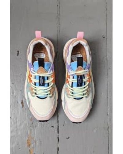Flower Mountain Yamano & Light Green Sneakers 37 - Metallic