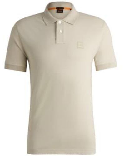 BOSS New Passenger Polo Beige Small - Natural