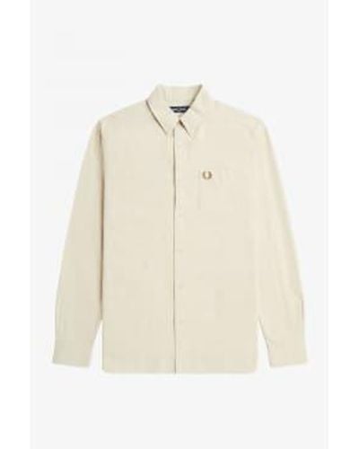 Fred Perry Oxford Shirt - Natural