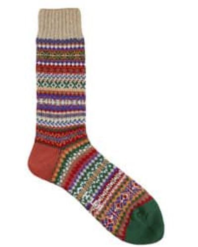 Chup Socks Candle Night Socks Sienna - Marrone
