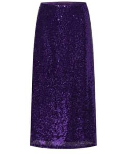 SELECTED Sequin Skirt - Purple