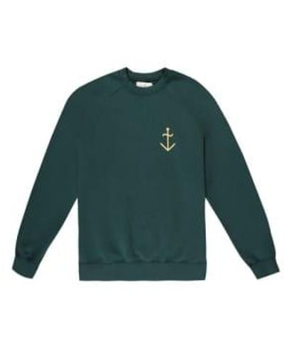 La Paz Cunha Sweatshirt In Sea Moss Logo - Verde