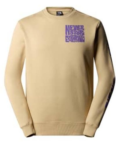 The North Face Sweat Mountain Beige M - Natural
