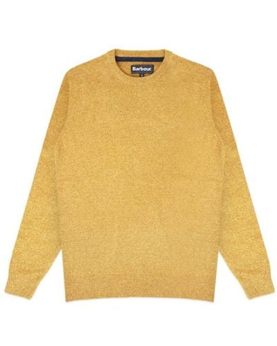 Yellow Barbour Knitwear for Men Lyst UK