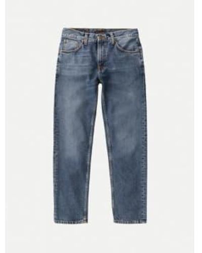 Nudie Jeans Vaqueros far out gritty jackson - Azul