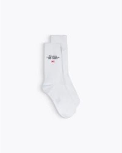 Homecore Tra Socks To Move Forward - White
