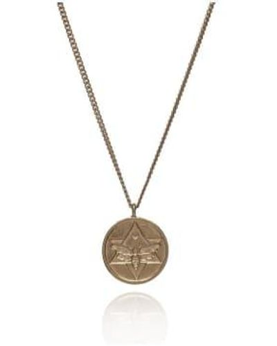 Rachel Entwistle Lunar Pendant Necklace Plated - Metallic