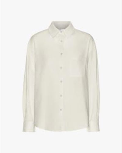 COLORFUL STANDARD Organic Oversized Shirt Ivory / Xs - White