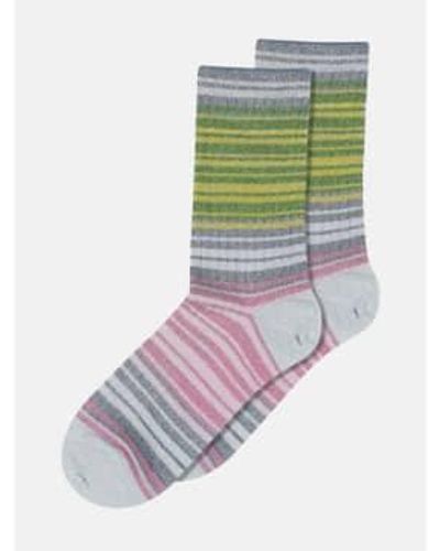 mpDenmark Naja Ankle Socks Winter Sky 37-39 - Grey