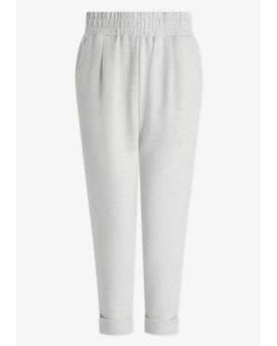 Varley Rolled Cuff Pant 25 Ivory Marl Xs - White