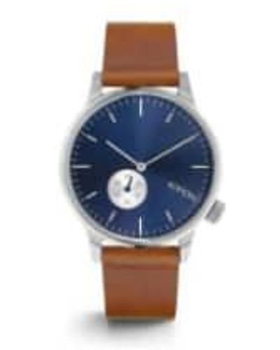 Komono Reloj pulsera azul cognac winston sub