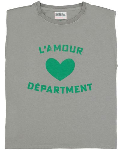 Sisters Department Sleeveless T -shirt L ́amour - Grey