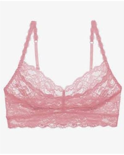 Cosabella Never Say Sweetie Bralette Pink Xl .