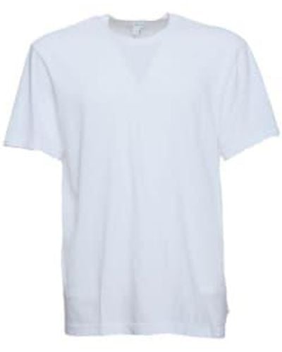 James Perse T Shirt For Men Mlj3311 Wht 1 - Blu