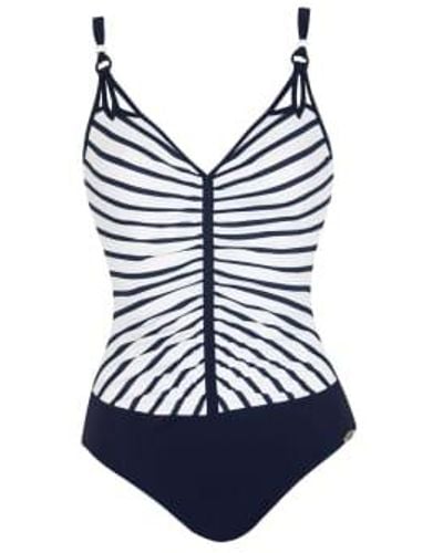 Sunflair And White Swimsuit 40d - Blue