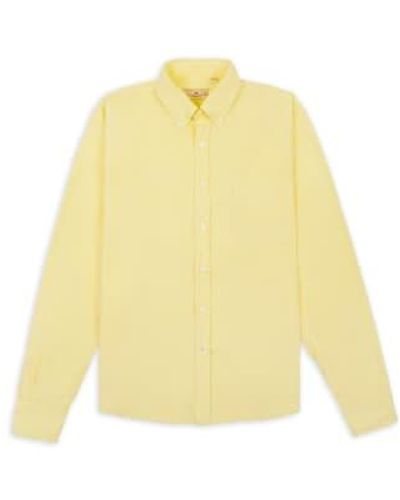 Burrows and Hare Button Down Baby Cord Shirt S - Yellow