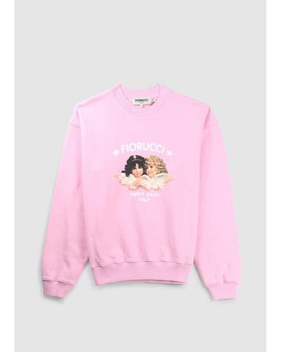 Fiorucci S Safety Angels Sweatshirt - Pink