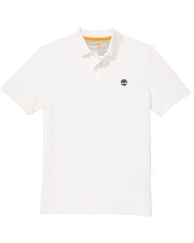 Timberland Millers River Pique Polo Small - White