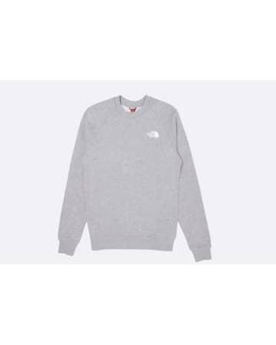 The North Face Redbox raglan sweatshirt gray - Gris