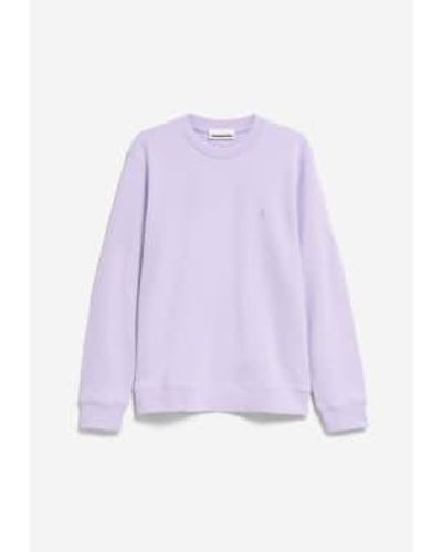 ARMEDANGELS Baaro Lavender Light Comfort Sweater M - Purple