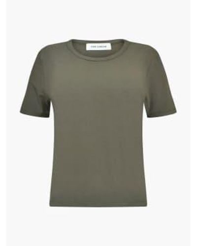 Sofie Schnoor Ribbed T Shirt Army - Verde