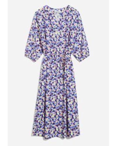 ARMEDANGELS Multi Floral Lyocell Madithaa Woven Dress - Blu