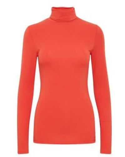B.Young Pamila Roll Neck Uk 18 - Red