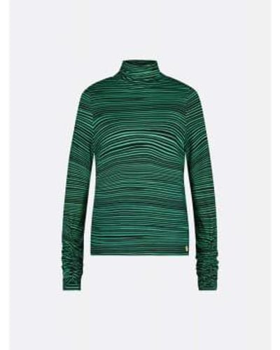 FABIENNE CHAPOT Jade Top Striped Uk 6 - Green