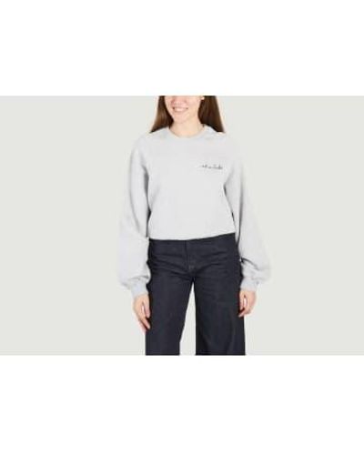 Maison Labiche Jaquemont Sweatshirt S - White