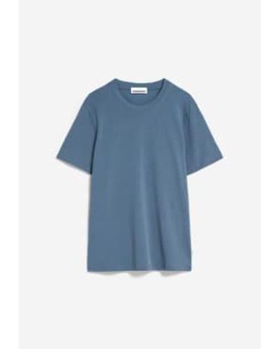 ARMEDANGELS Maarkos iron t-shirt - Blau