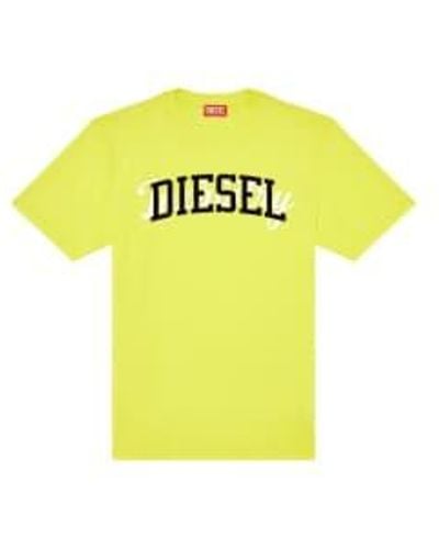 DIESEL Just N10 Double Logo T Medium - Yellow