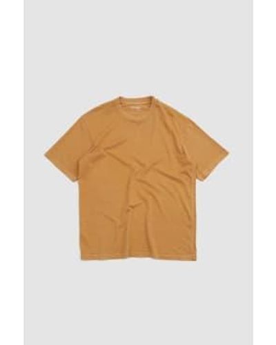 Lady White Co. Lady Co Athens T Shirt Mustard Pigment - Marrone