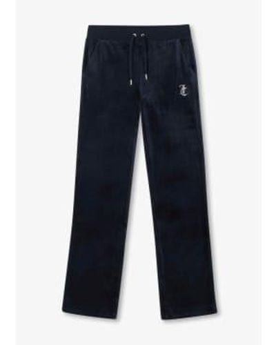 Juicy Couture S Arched Diamonte Del Ray Lounge Pants - Blue
